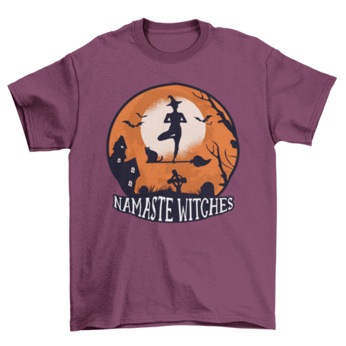 Yoga Halloween Quote T-Shirt