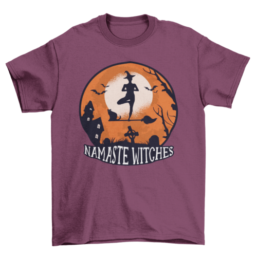 Yoga Halloween Quote T-Shirt