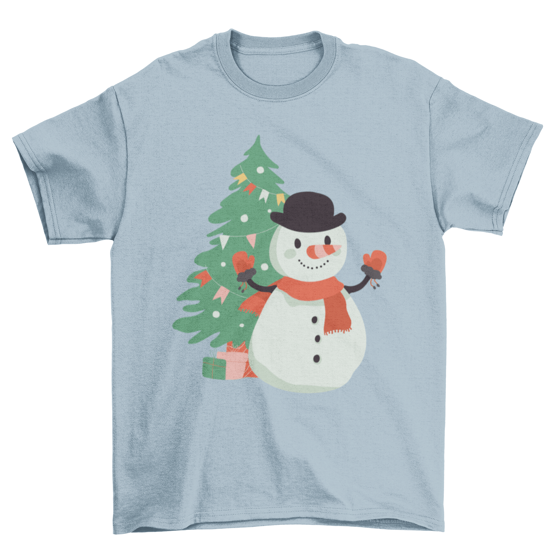 Snowman Christmas Tree Shirt