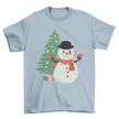 Snowman Christmas Tree Shirt
