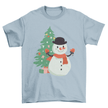 Snowman Christmas Tree Shirt