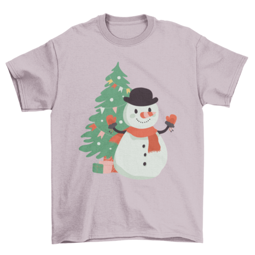 Snowman Christmas Tree Shirt