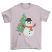 Snowman Christmas Tree Shirt
