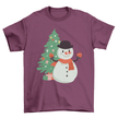 Snowman Christmas Tree Shirt