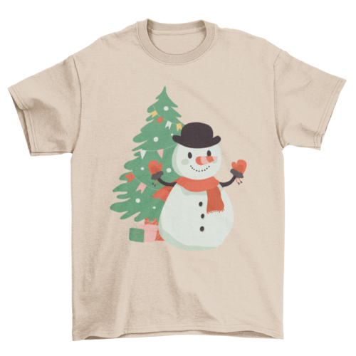 Snowman Christmas Tree Shirt