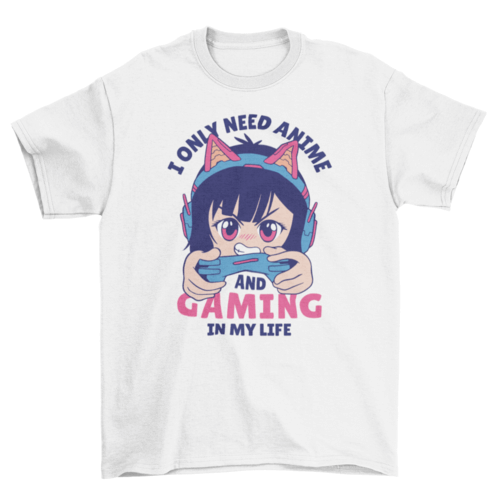 Anime Gaming Tee