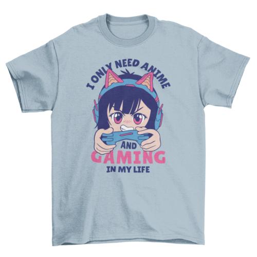 Anime Gaming Tee