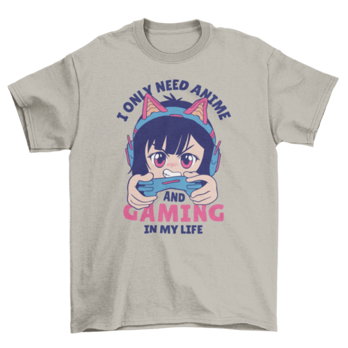 Anime Gaming Tee
