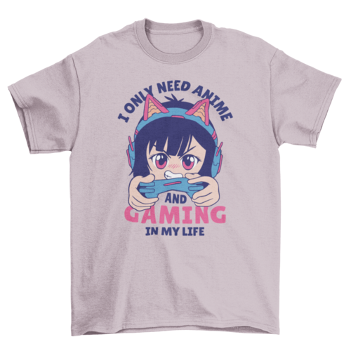 Anime Gaming Tee