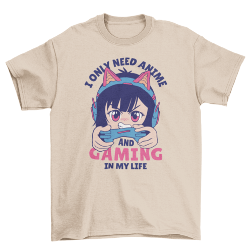 Anime Gaming Tee