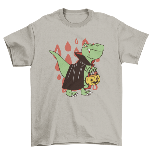 T-Rex Vampire Halloween Shirt