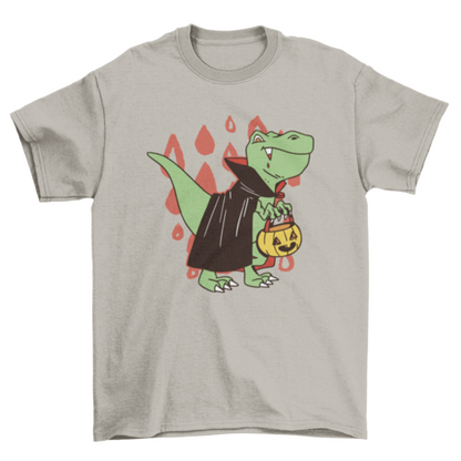 T-Rex Vampire Halloween Shirt