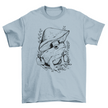 Frog and Mushroom Art Shirt
