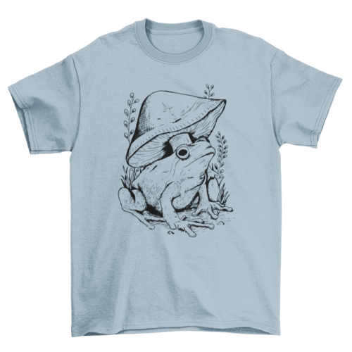 Frog and Mushroom Art Shirt