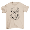 Frog and Mushroom Art Shirt