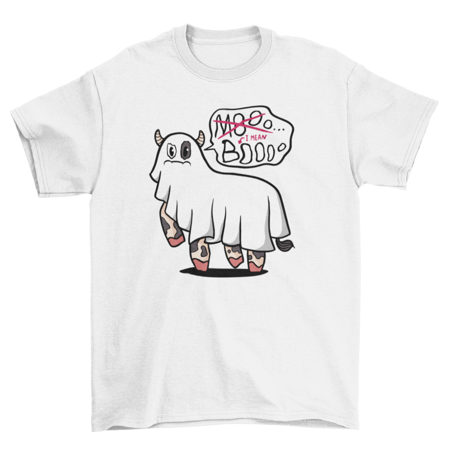 Ghost Cow Halloween T-Shirt