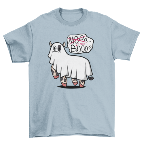 Ghost Cow Halloween T-Shirt