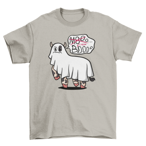 Ghost Cow Halloween T-Shirt