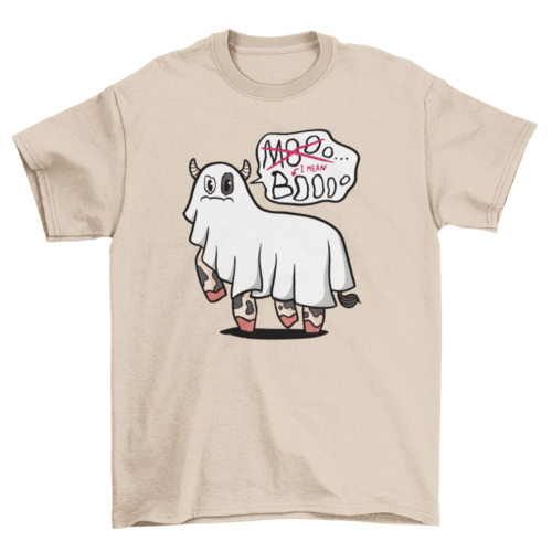 Ghost Cow Halloween T-Shirt