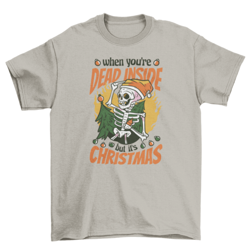 Skeleton Christmas Funny Shirt