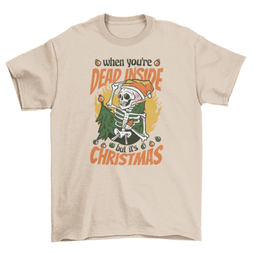 Skeleton Christmas Funny Shirt