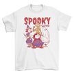Spooky Halloween Ghost Tee