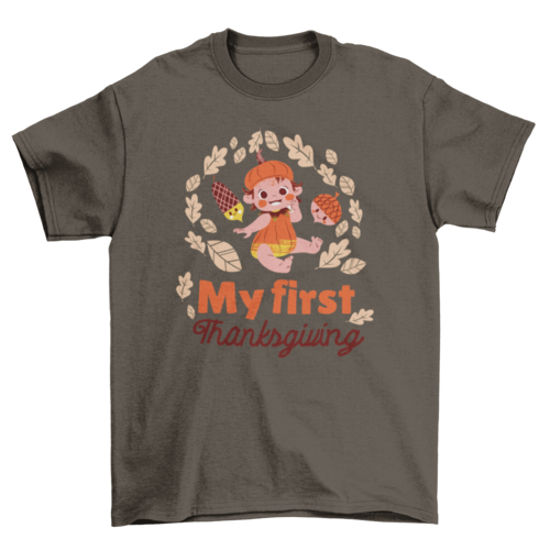 Baby's First Thanksgiving T-Shirt