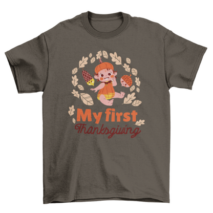 Baby's First Thanksgiving T-Shirt