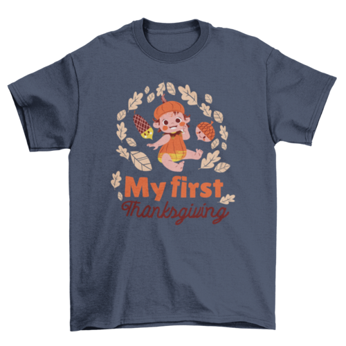 Baby's First Thanksgiving T-Shirt