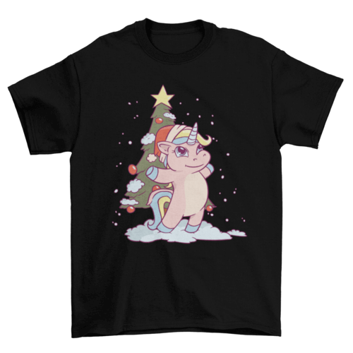 Christmas Unicorn Tee