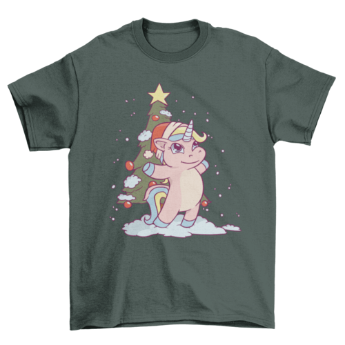 Christmas Unicorn Tee