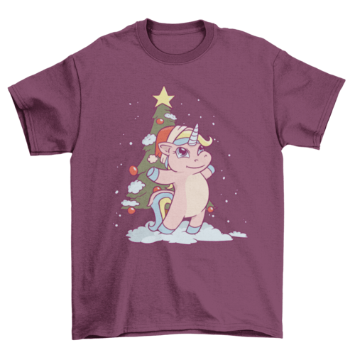 Christmas Unicorn Tee