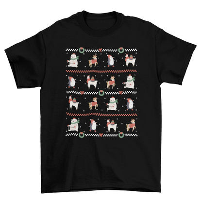 Christmas Sweater Pattern T-Shirt