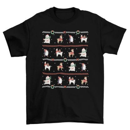Christmas Sweater Pattern T-Shirt