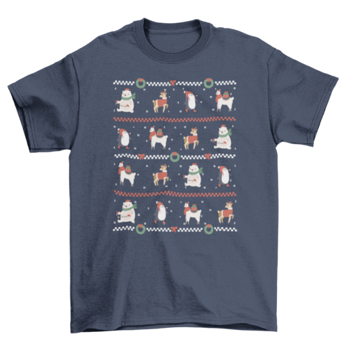 Christmas Sweater Pattern T-Shirt