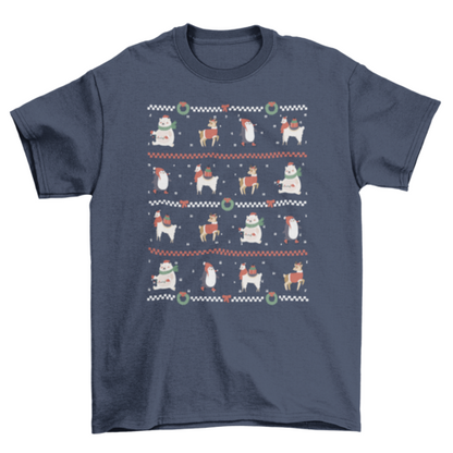 Christmas Sweater Pattern T-Shirt