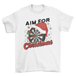 Christmas dartboard holiday t-shirt