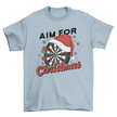 Christmas dartboard holiday t-shirt