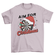 Christmas dartboard holiday t-shirt