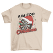Christmas dartboard holiday t-shirt