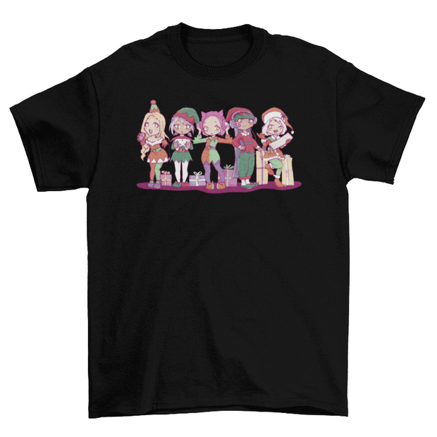 Elves Christmas T-shirt for Festive Holiday Cheer