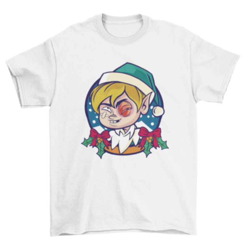 Injured Christmas Elf Shirt