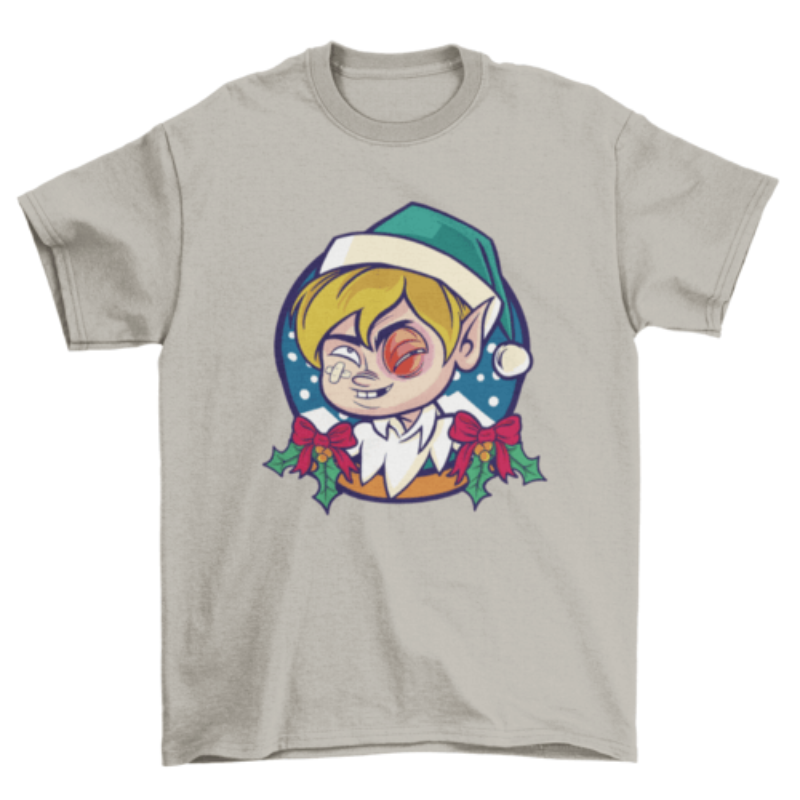 Injured Christmas Elf Shirt