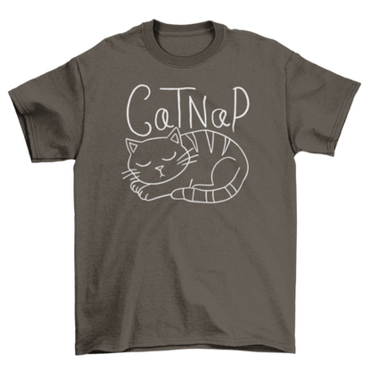 Cat Taking a Nap T-Shirt