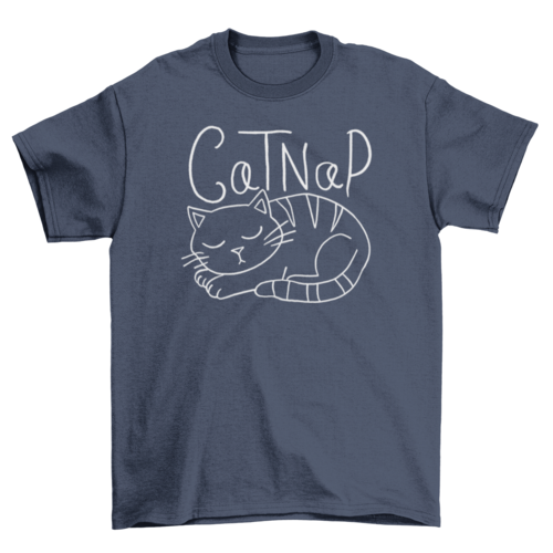 Cat Taking a Nap T-Shirt