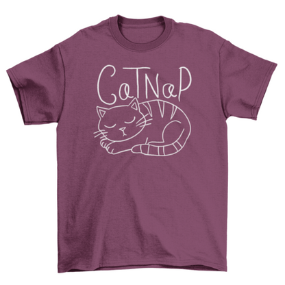 Cat Taking a Nap T-Shirt