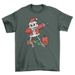 Santa Skeleton Dab Shirt