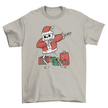 Santa Skeleton Dab Shirt