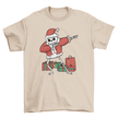 Santa Skeleton Dab Shirt