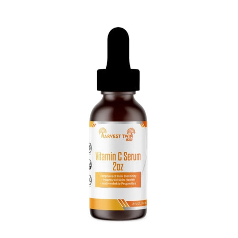 Harvest Twin Labs Vitamin C Serum 2oz – Skin Elasticity & Anti-Wrinkle Support